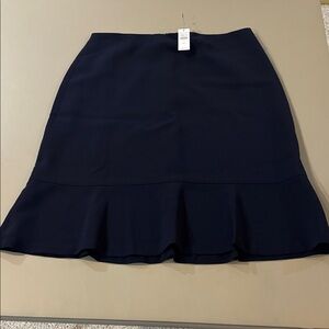 Talbots Dark Blue A-Line Skirt NWT Size 6P